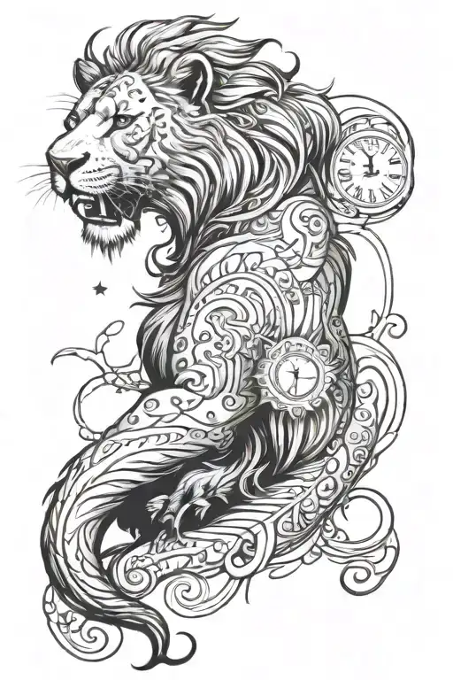 Leo zodiac sign cancer zodiac sign virgo zodiac sign tattoo design idea