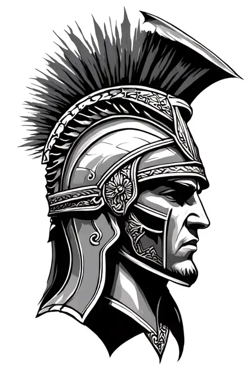 Sparta and Athens tattoo design idea