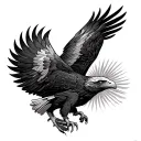 Wedge Tailed Eagle tattoo design idea