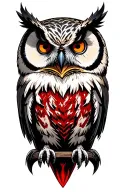owl tattoo design idea