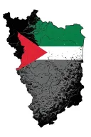 Palestinian map tattoo design idea