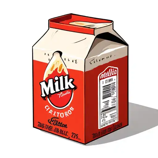 Milk Carton tattoo design idea