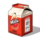 Milk Carton tattoo design idea