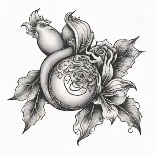ectopic pregnancy loss tattoo design idea