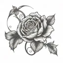 ectopic pregnancy loss tattoo design idea