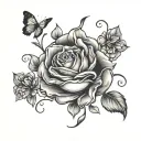 ectopic pregnancy loss tattoo design idea