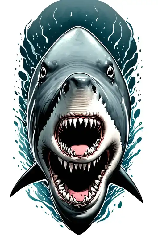shark tattoo design idea