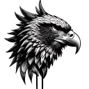 Roman eagle freedom  tattoo design idea