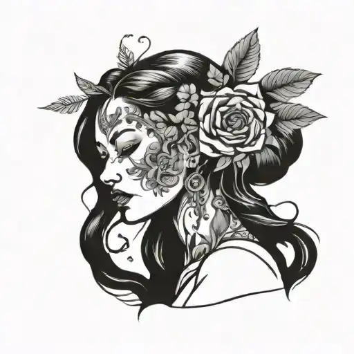 UMAY embodies the unwavering strength and love of the greatest women in your life, offering endless support and resilien tattoo design idea