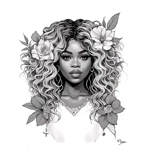 Sza tattoo design idea