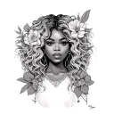 Sza tattoo design idea