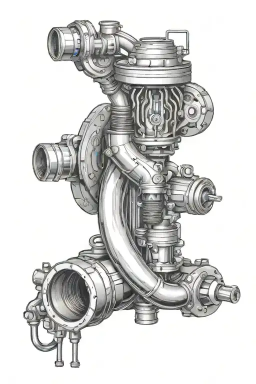 sleeve with plumbing, electrical tools, woodworking, SQL and Excel tattoo design idea