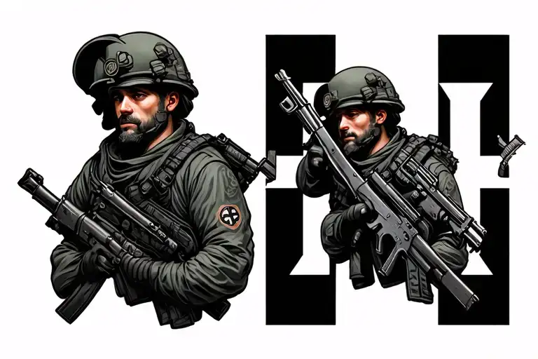medic, war, military tattoo design idea