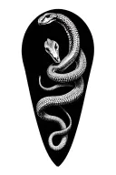 snake dot work tattoo tattoo design idea