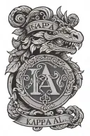 kappa alpha tattoo design idea