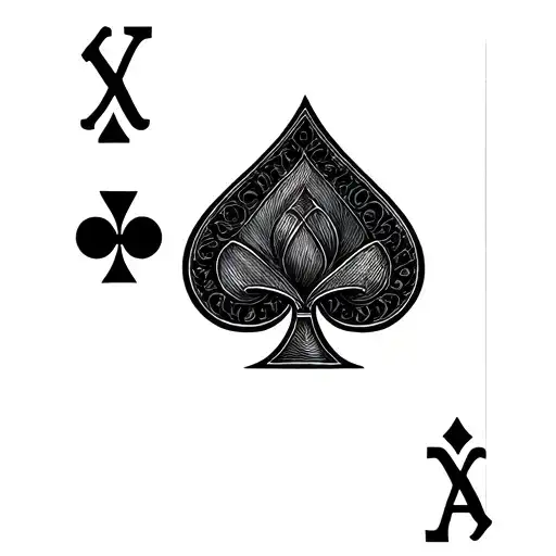 7 Of Spades And 2 Of Diamonds tattoo design idea