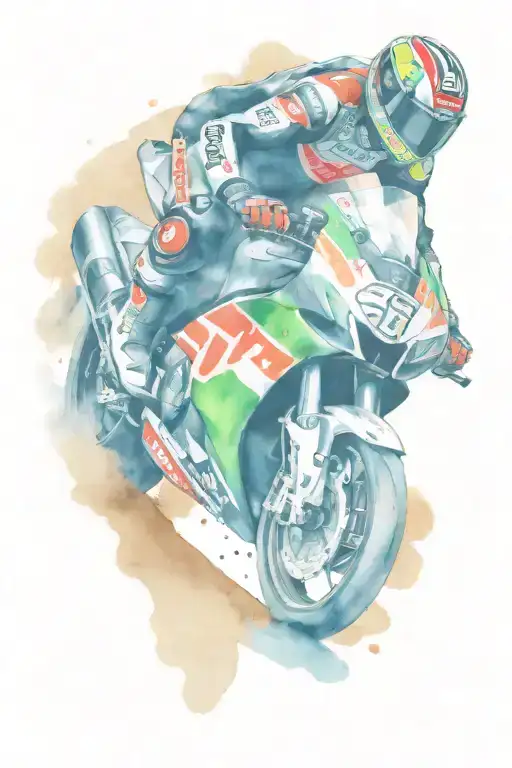 Aprilia MotoGP Rider tattoo design idea