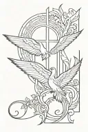psalms 91 tattoo design idea