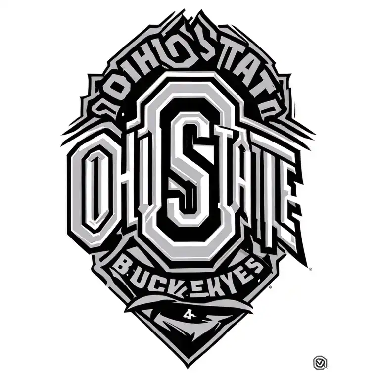 Ohio State buckeyes tattoo design idea