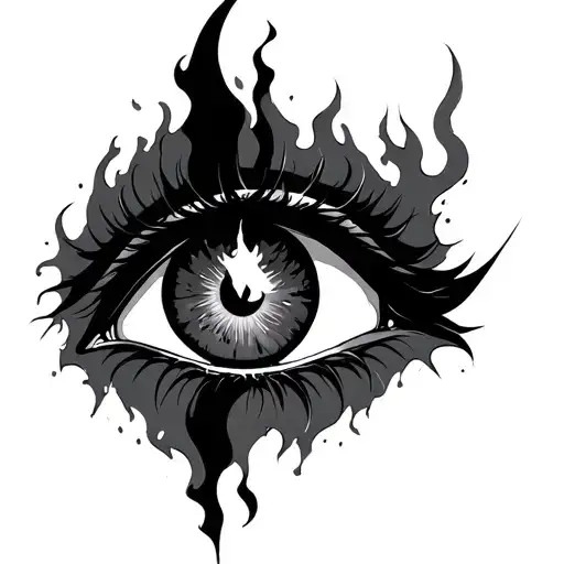 zuko burn scar on eye exact replica from avatar the last airbender tattoo design idea