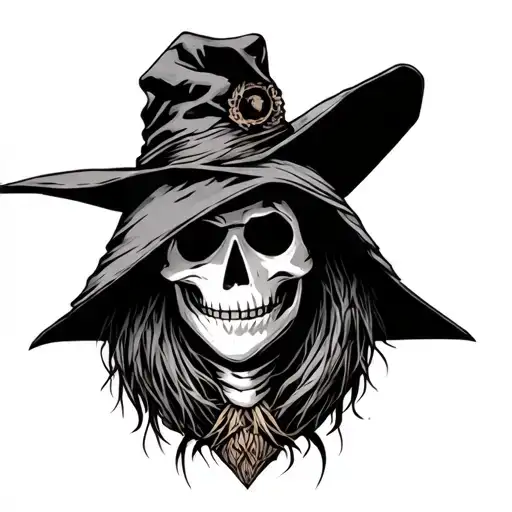 Scarecrow tattoo design idea