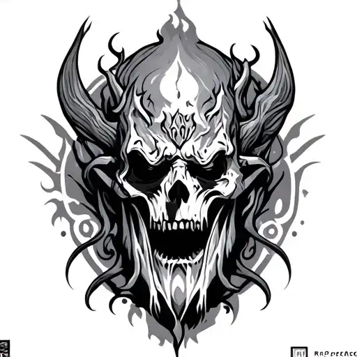Hades tattoo design idea