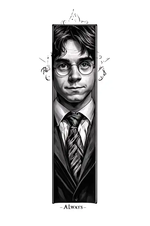 Harry Potter Always tattoo design idea