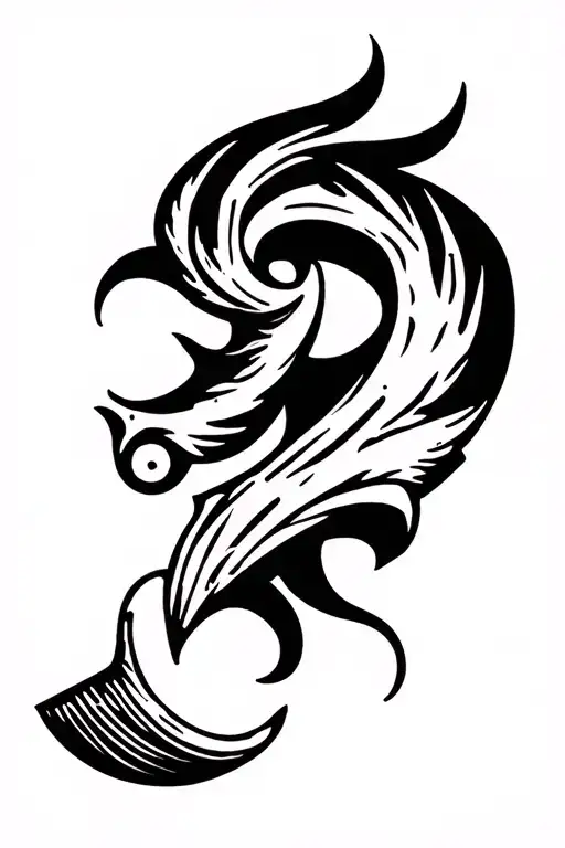 Imagine an epic, detailed, sharp vector featuring a detailed black-and-white vector illustration depicting a woodworking tattoo design idea