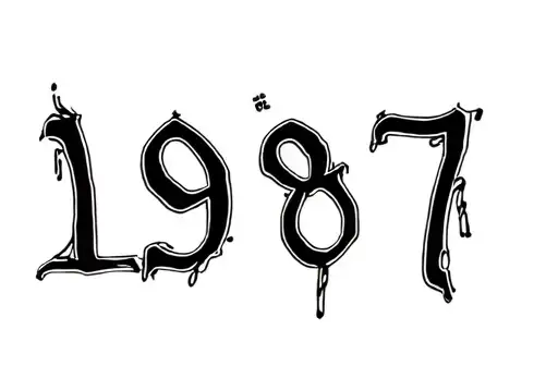 "1997" tattoo design idea