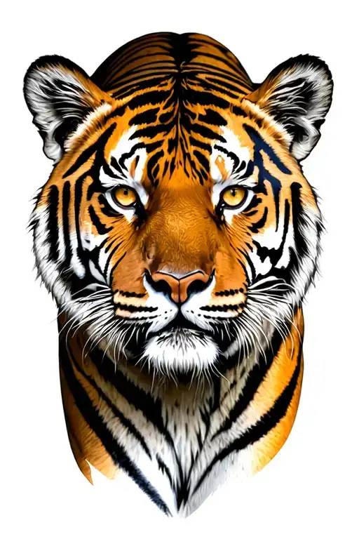 tiger tattoo design idea