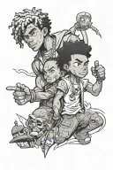 Boondocks tattoo design idea