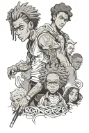 Boondocks tattoo design idea