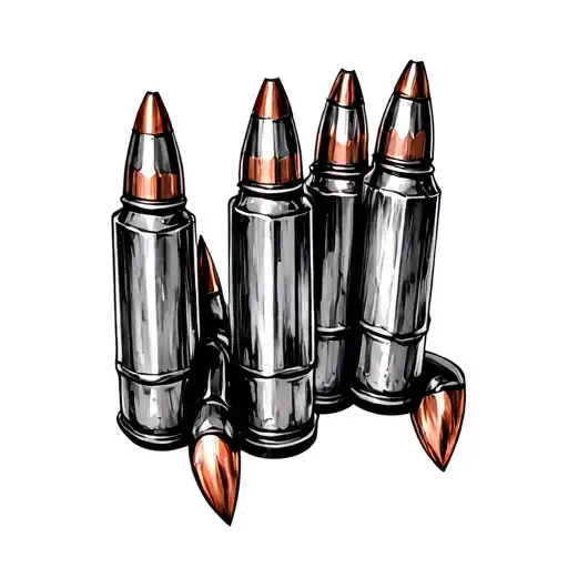 Bullets tattoo design idea