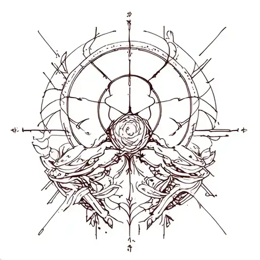 mind over matter tattoo design idea