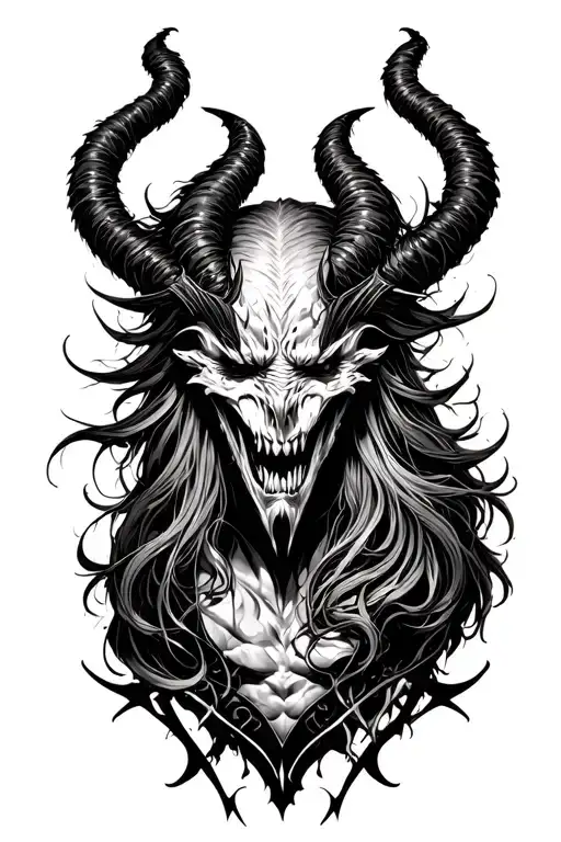 Belial tattoo design idea