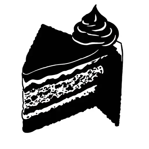 cheesecake slice tattoo design idea
