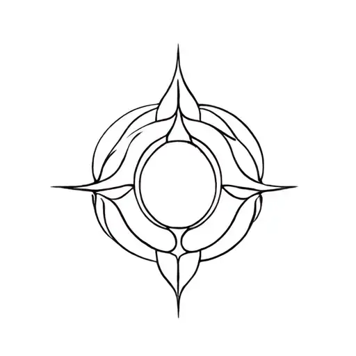 buddhism symbol presence of mind tattoo design idea