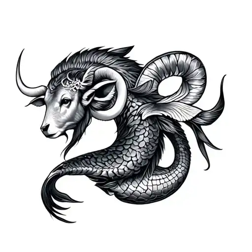 tattoo with zodiac signs for taurus, pisces, and Gemini tattoo design idea