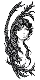 Virgo libra and Gemini zodiac sign tattoo design idea