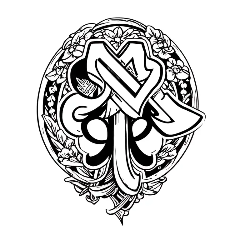 notre dame fighting Irish tattoo design idea