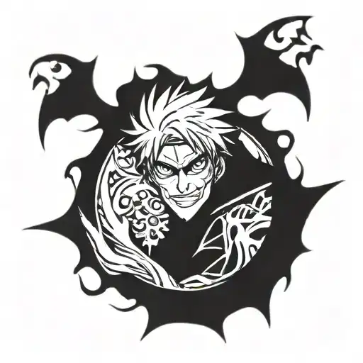 bleach anime tattoo design idea