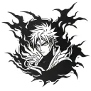 bleach anime tattoo design idea