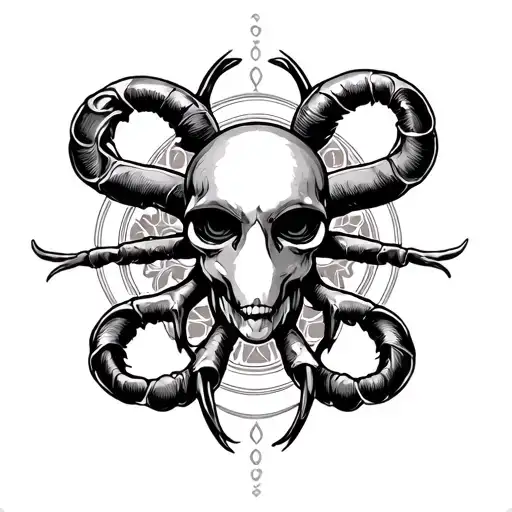 Gemini Cancer tattoo design idea