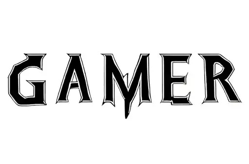 "Gamer" tattoo design idea