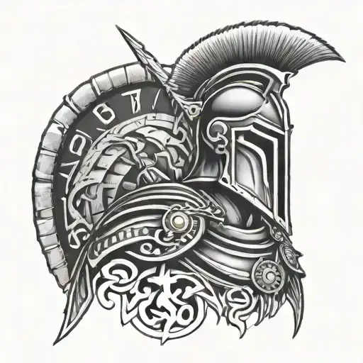 spartan 300 tattoo design idea