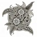 ritual ayahuasca vine tattoo design idea