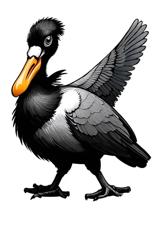 President dodo bird tattoo design idea