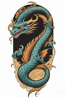 mushu dragon from mulan tattoo design idea