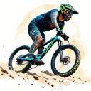 MTB ride tattoo design idea