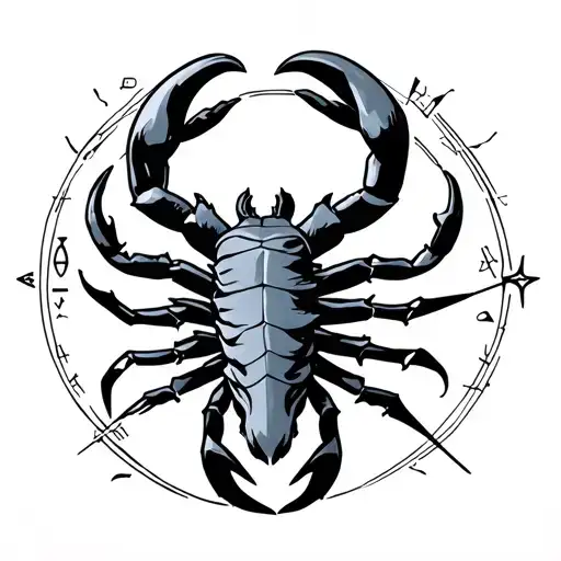zodiac signs scorpio libra sagittarius sign tattoo design idea